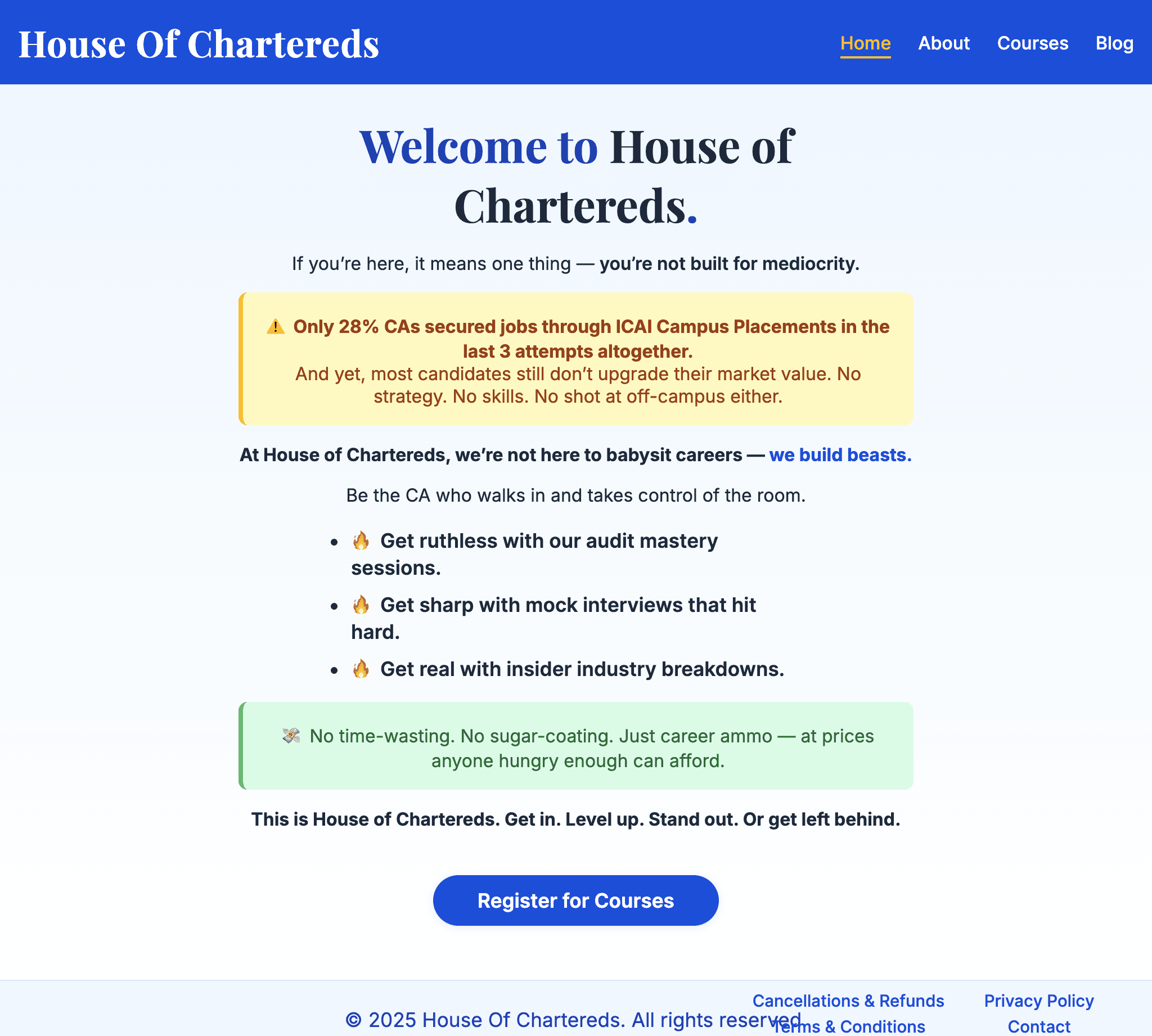 Online Course Platform for Educational Institute screenshot